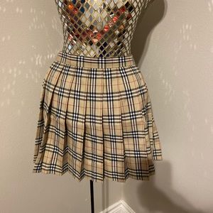 Plaid Mini Skirt